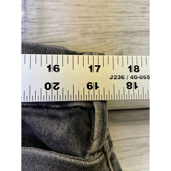 Good American Good Curve Jeans 16 Womens Gray Crossover Skinny Leg High Rise - Picture 4 of 8